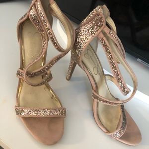 Jessica Simpson Multicolor Glitter Heels